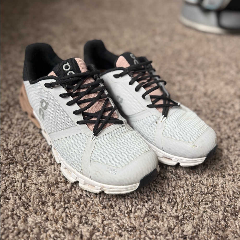 On Running Black and White Sneakers